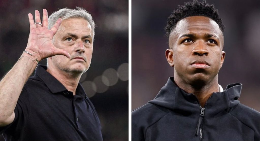 Mourinho Wants Vinícius to Stay at Real Madrid Amid Arsenal Interest (Photo credit: Softfootball media)