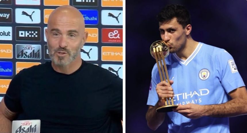 Enzo Maresca Praises Rodri as Real Madrid Pursuit Intensifies (Photo credit: Softfootball media)