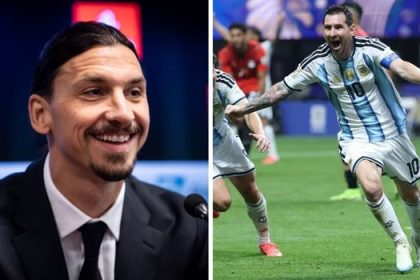 Zlatan Ibrahimović and Lionel Messi - Photo Credit : NZ Herald