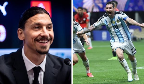 Zlatan Ibrahimović and Lionel Messi - Photo Credit : NZ Herald