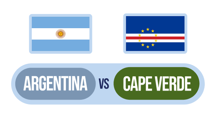 Argentina continue their quest to retain the FIFA World Cup when they face tournament debutants Cape Verde- Photo credit: X media