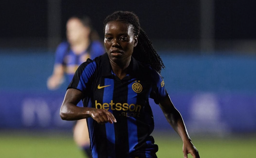 Antoinette Payne Makes Inter Milan Women Debut in Cup Victory - Photo Credit : Inter Milan Women, X