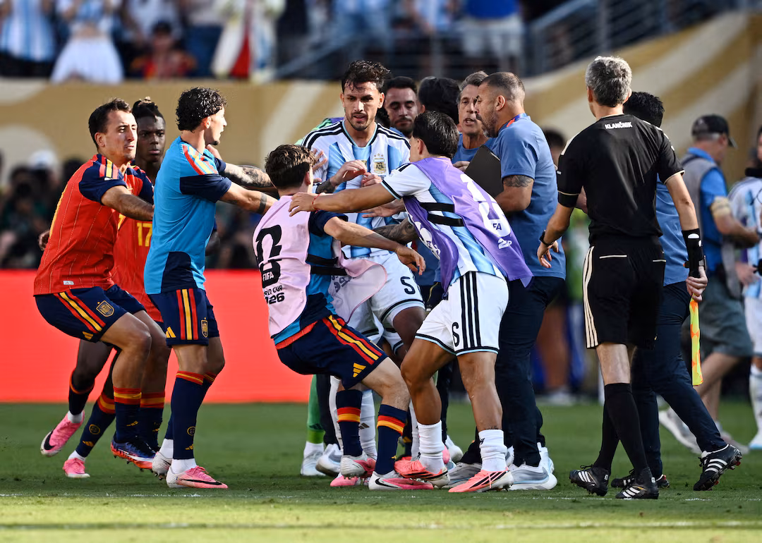 Argentina Spain 2026 World cup Final Altercation - Photo Credit : REUTERS