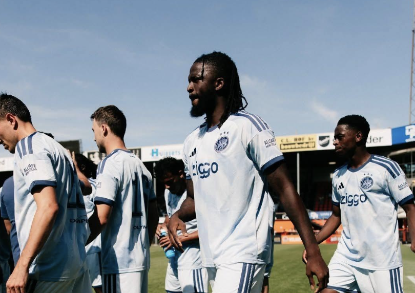 Arokodare representing Ajax - Photo Credit : Ajax Media