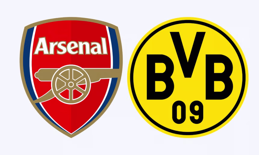 Arsenal Face Dortmund in Emirates Cup Showdown- Photo credit: X media