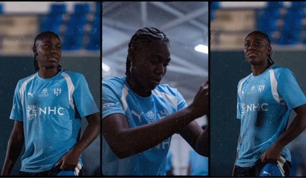 Asisat Oshoala Returns to Al Hilal Women After 2026 WAFCON Campaign - Photo Credit : Al Hilal Women, X