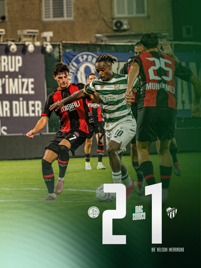 Bursaspor Fall 2–1 to Fatih Karagümrük - Photo Credit : Bursaspor, X