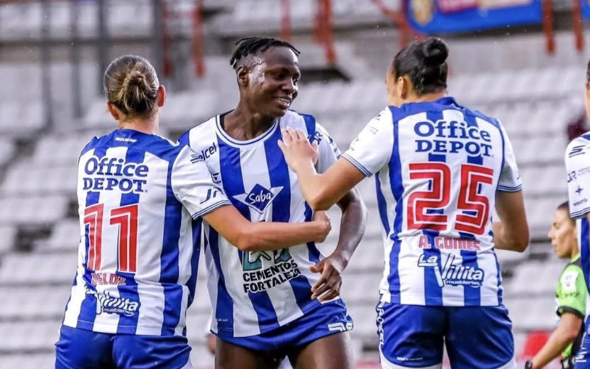 Chinwendu Ihezuo Scores as Pachuca Defeat Guadalajara 3–1 in Liga MX Femenil - Photo Credit : Pachuca, X