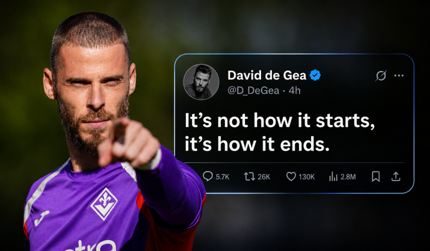 David De Gea Reacts to Manchester United’s 2–0 Loss to Hull City - Photo Credit : David De Gea, X