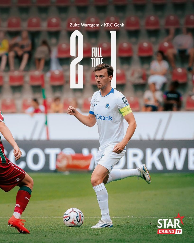 Genk 2–1 Loss to Zulte Waregem - Photo Credit : KRC Genk, X