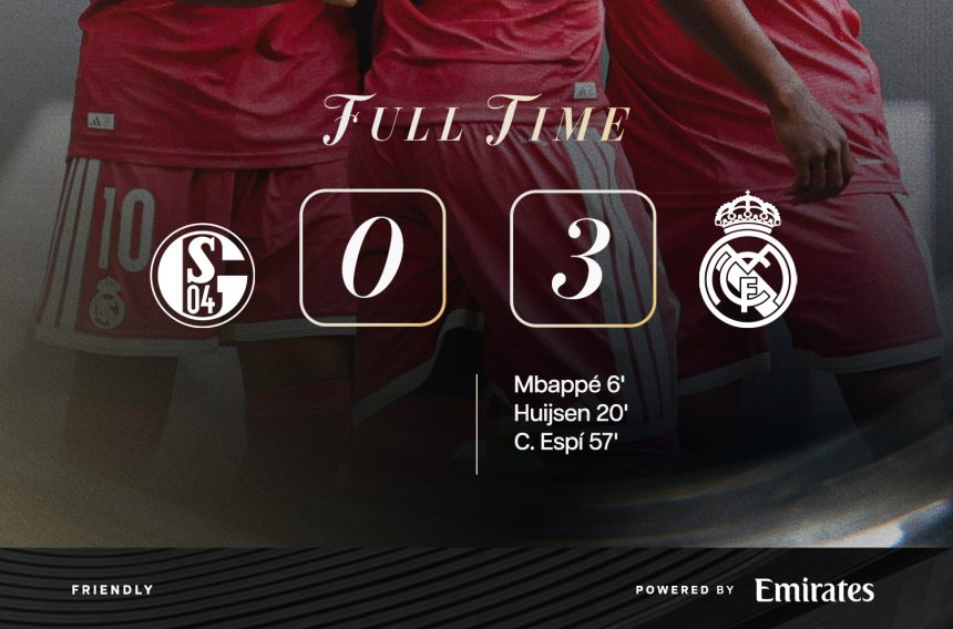 Real Madrid Cruise Past Schalke 3-0- Photo credit: Real madrid media