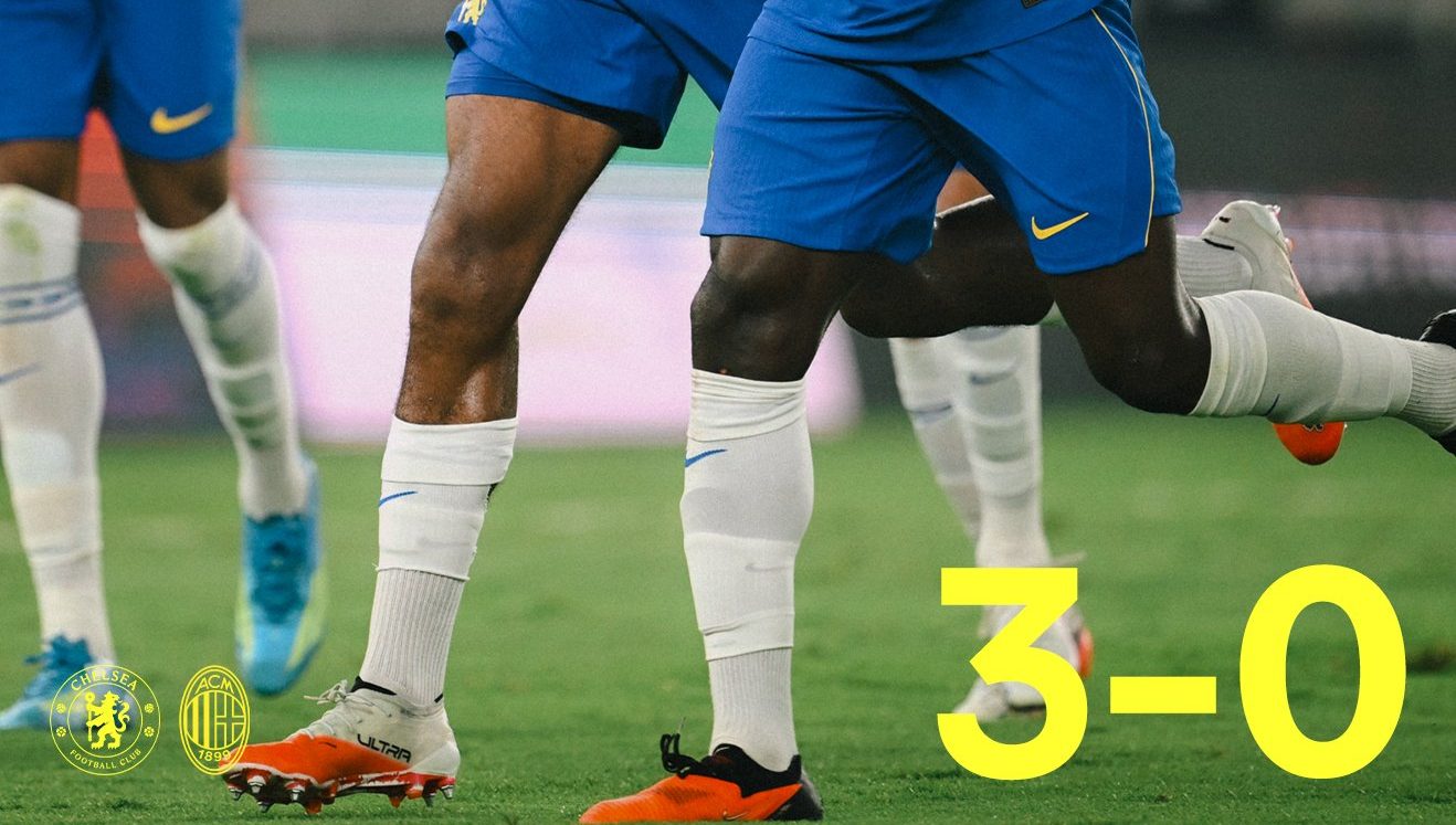 Chelsea Cruise Past AC Milan- Photo credit: X media