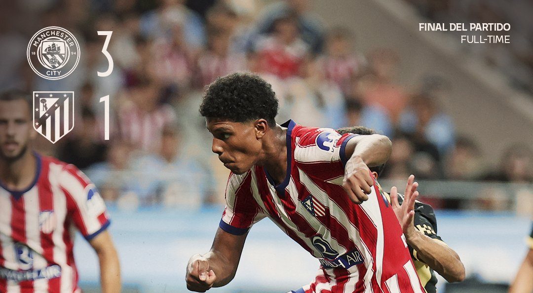 Manchester City 3-1 Atletico Madrid- Photo credit: Atlectico madrid media