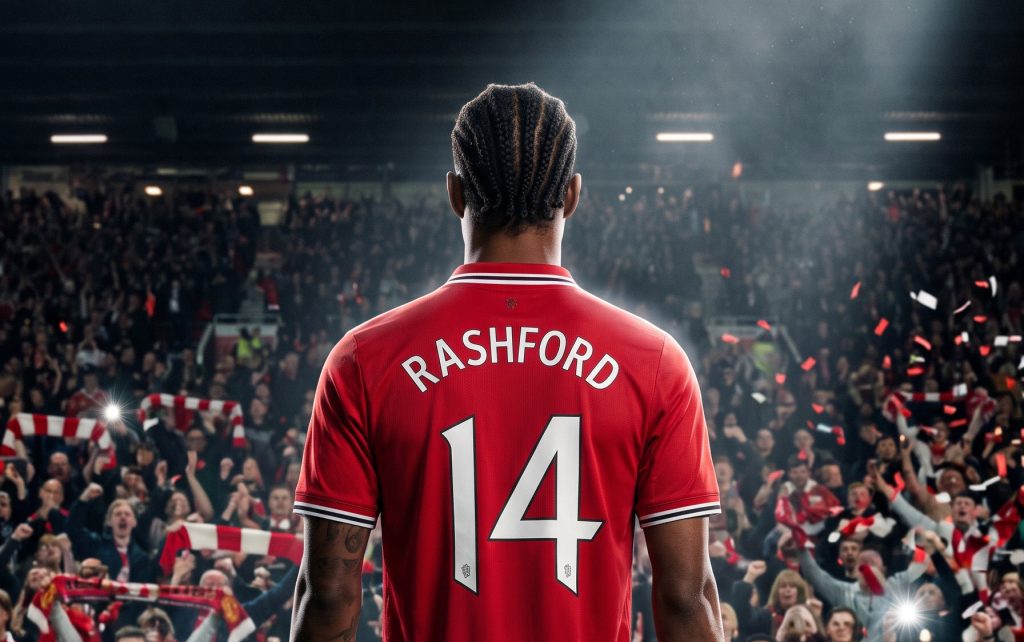 Rashford set to wear number 14 shirt - Photo credit: X media