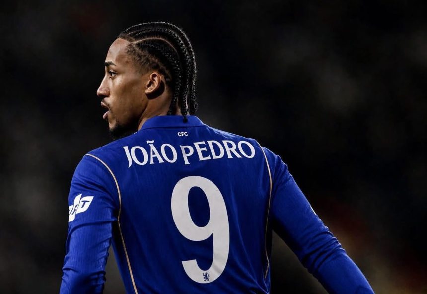 João Pedro Becomes 12th Chelsea Player to Wear the Number 9 Shirt Since 2004 - Photo Credit : Football update and Chelsea update, Facebook