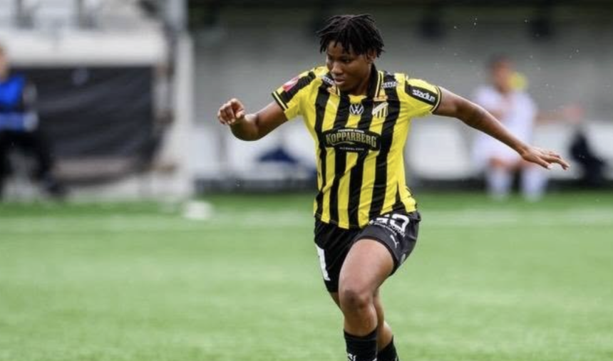 Joy Omewa Makes BK Häcken Debut in 4–1 Win Over AIK Women - Photo Credut : BK Häcken, X