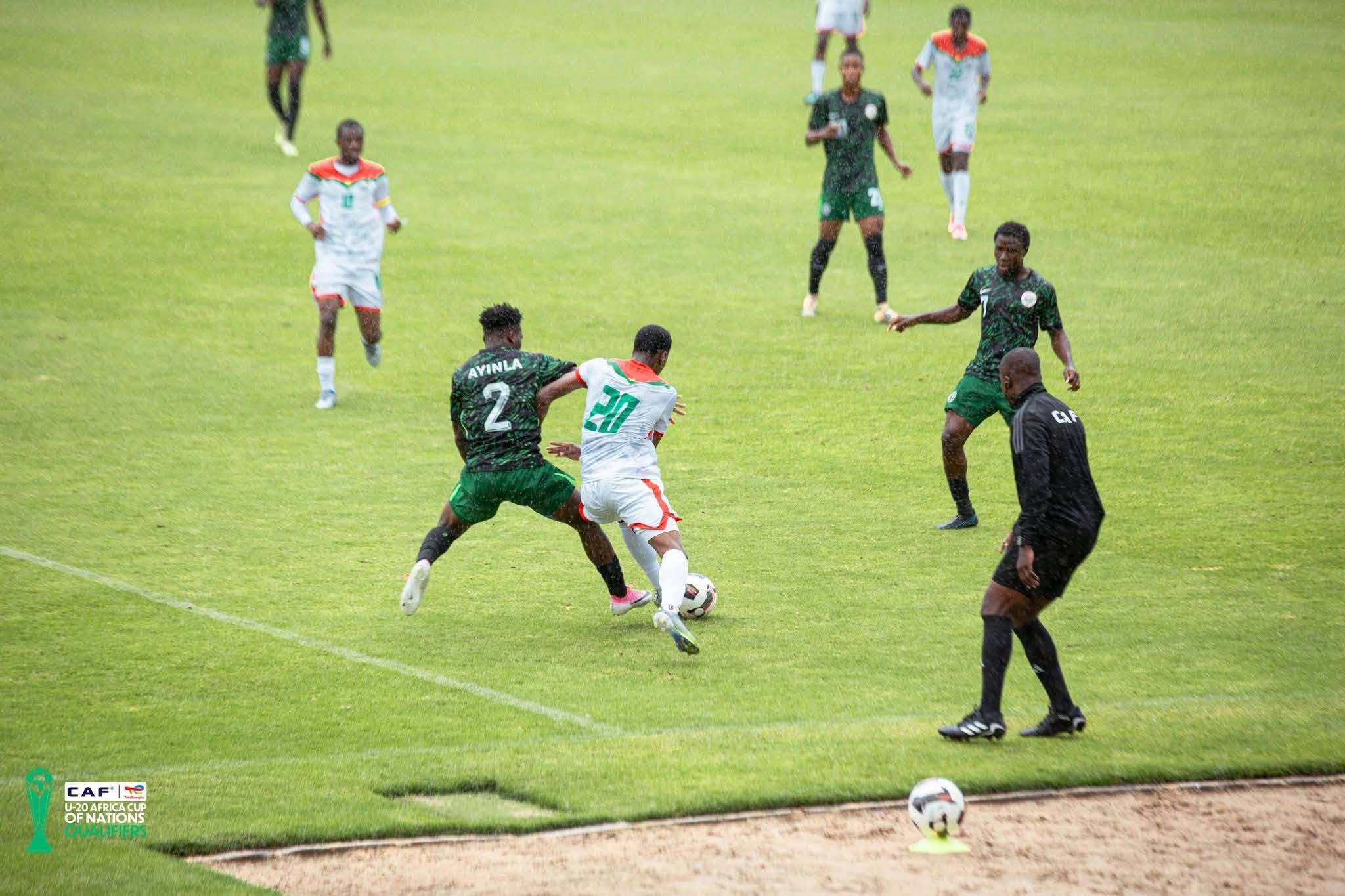 Nigeria Flying Eagles against Burkina Faso Clash in 2026 WAFU B U‑20 AFCON qualifiers - Photo Credit : Softfootball Media