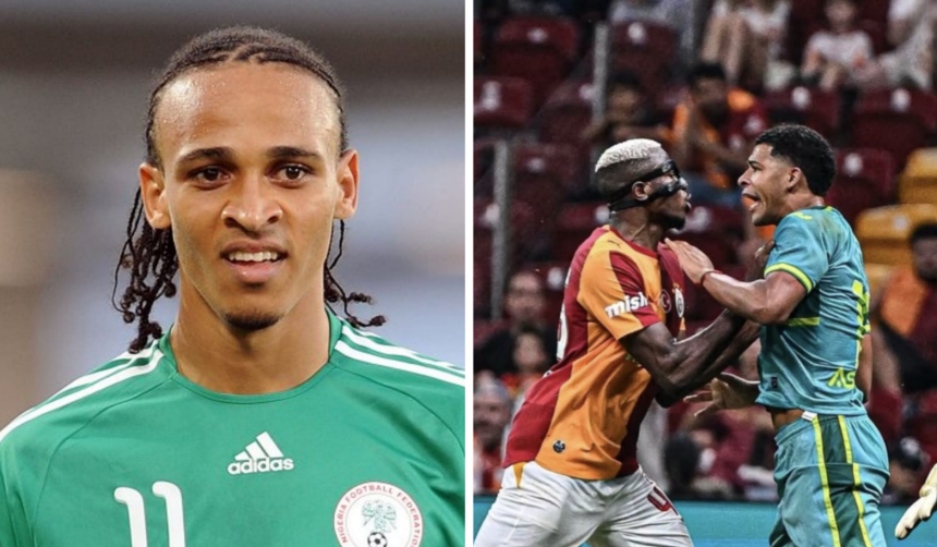 Peter Odemwingie and Victor Osimhen - Photo Credit : pmnewsnigeria