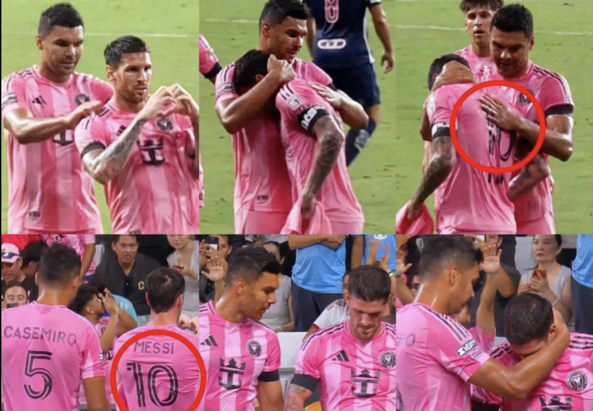 Rodrigo De Paul and Casemiro Pay Emotional Tribute to Lionel Messi During Inter Miami’s 2–1 Loss to Monterrey - Photo Credit : Softfootball Media