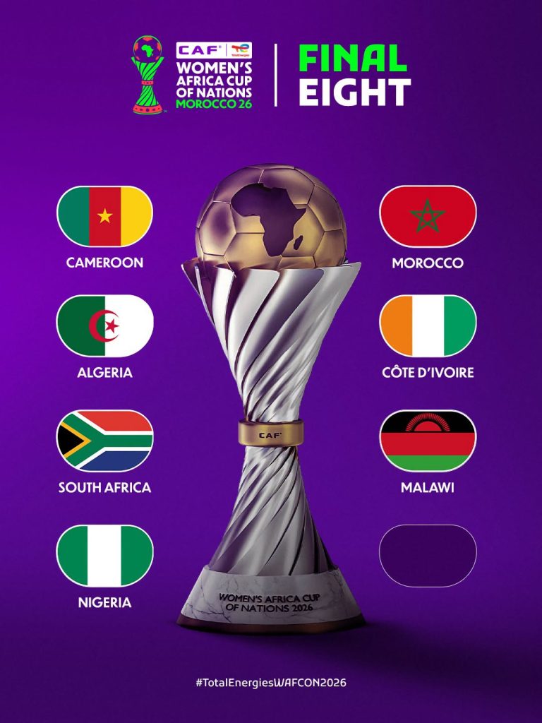 Seven Teams Confirmed for WAFCON 2026 Quarter‑Finals as One Spot Remains - Photo Credit : CAF Women’s Football﻿, Facebook