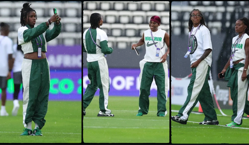 Super Falcons Arrive at Al Madina Stadium for Crucial WAFCON Clash Against Zambia - Photo Credit : Softfootball Media