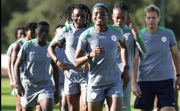 Super Falcons Complete Final Training Ahead of Crucial WAFCON Group C Clash Against Egypt - Photo Credit : Softfootball Media