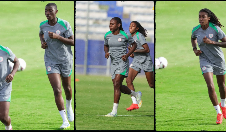 Super Falcons Complete Final Training Ahead of Crucial World Cup Playoff Against South Africa - Photo Credit : NFF