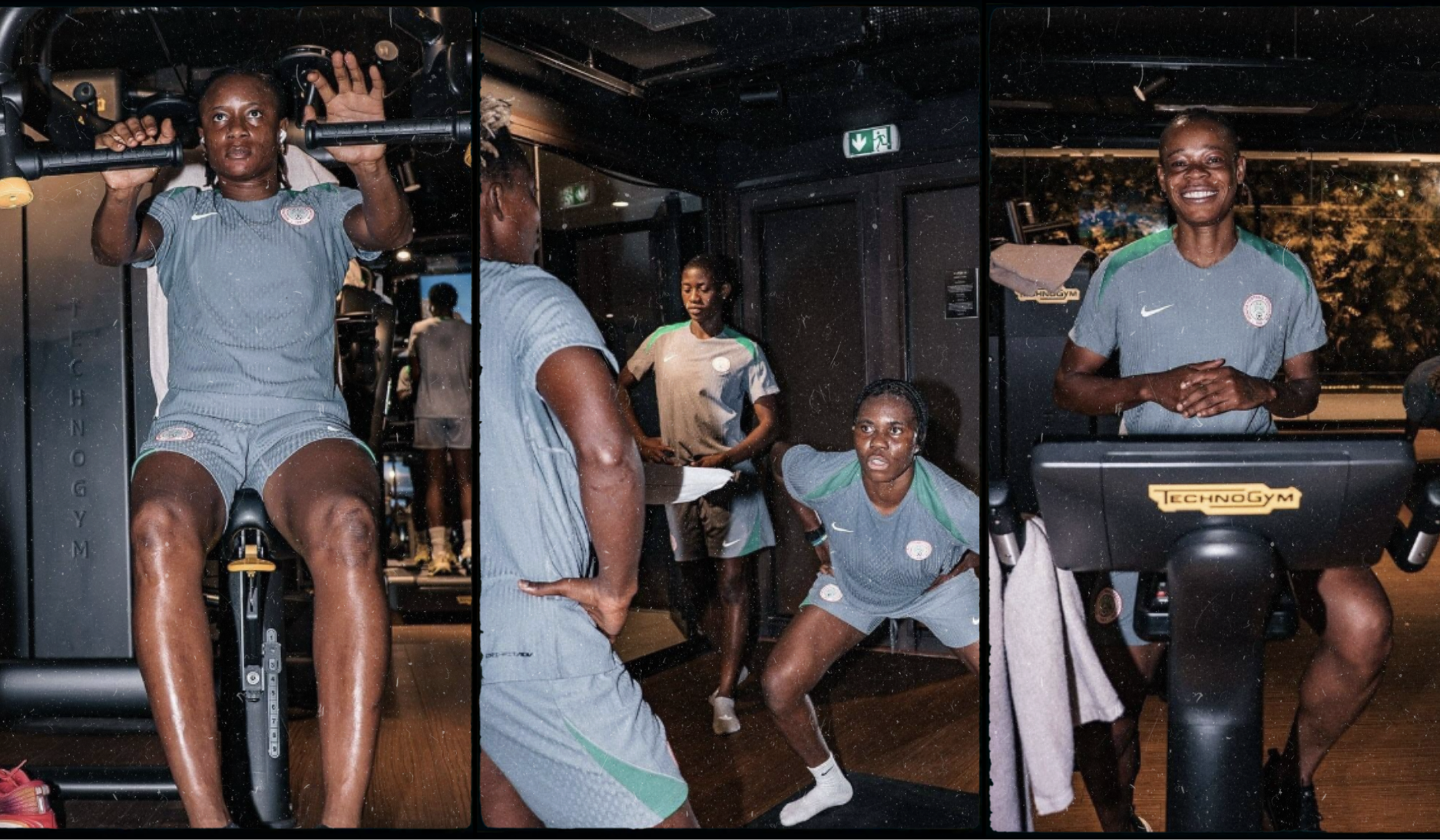 Super Falcons Hit the Gym for Recovery After Hard Fought WAFCON Win Over Zambia - Photo Credit : NFF