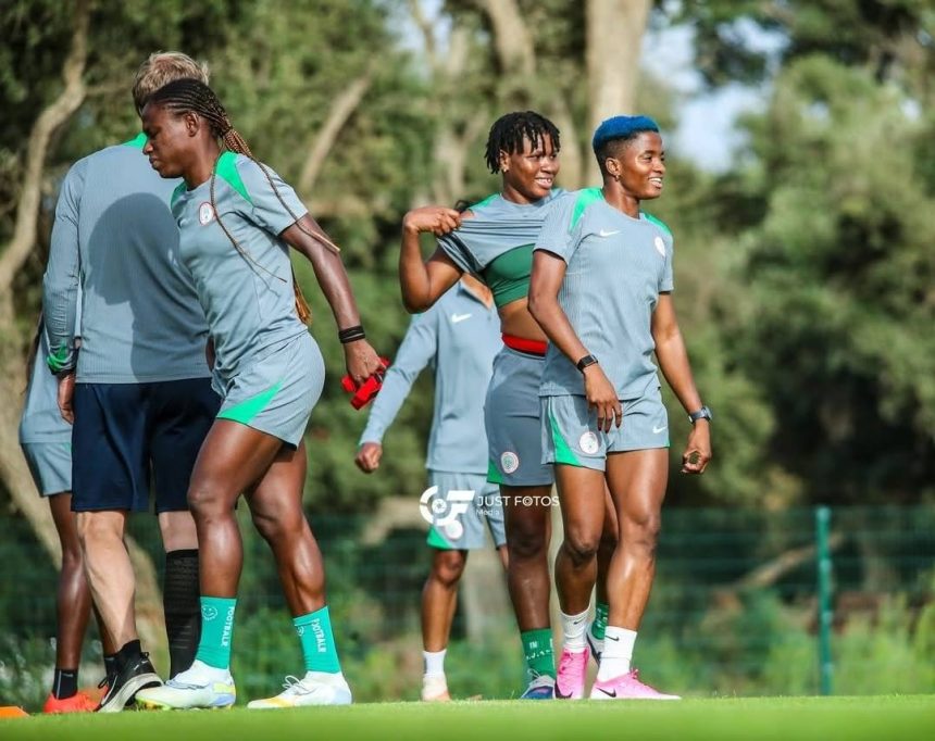 Super Falcons Hold First Training Session After 1–0 WAFCON Win Over Zambia - Photo Credit : Softfootball Media