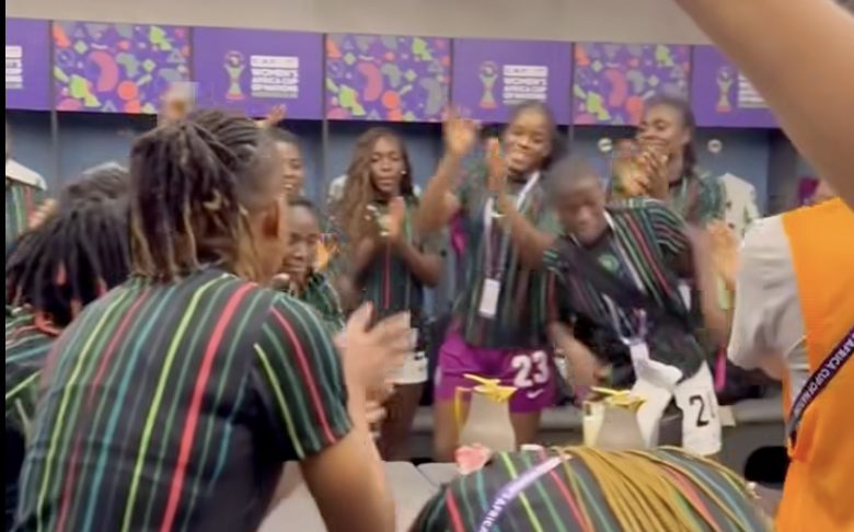 Super Falcons Sing Praise and Worship Ahead of WAFCON Clash Against Cameroon - Photo Credit : Softfootball Media