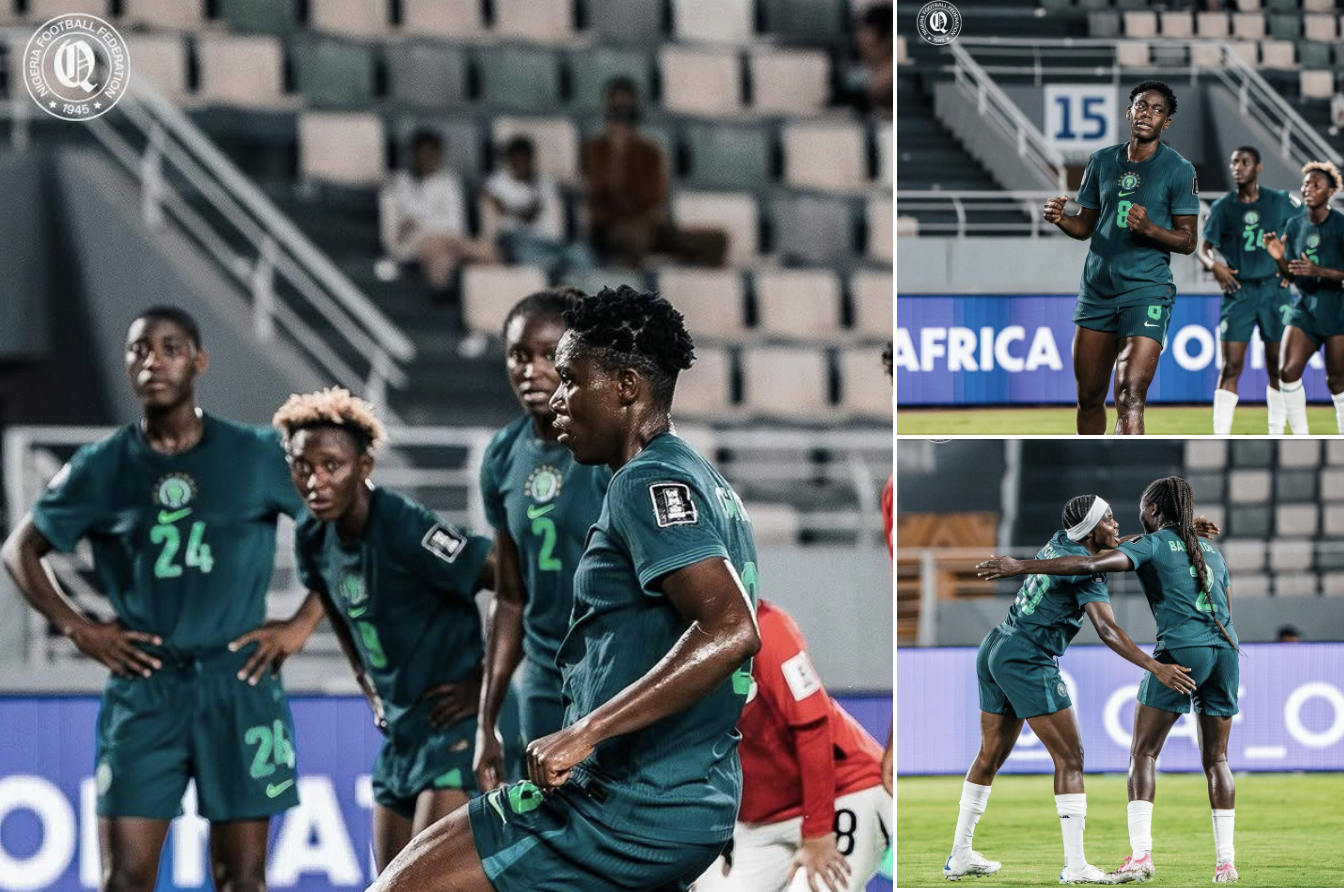 Super Falcons of Nigeria Vs Egypt, WAFCON'26 Group C match day 3 - Photo credit : NFF