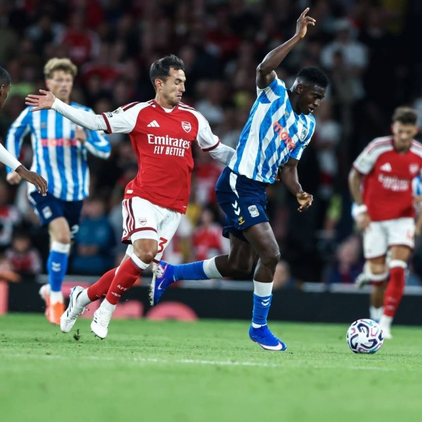 Taiwo Awoniyi Makes Coventry Debut in 3–0 Loss to Arsenal - Photo Credit : Coventry, X
