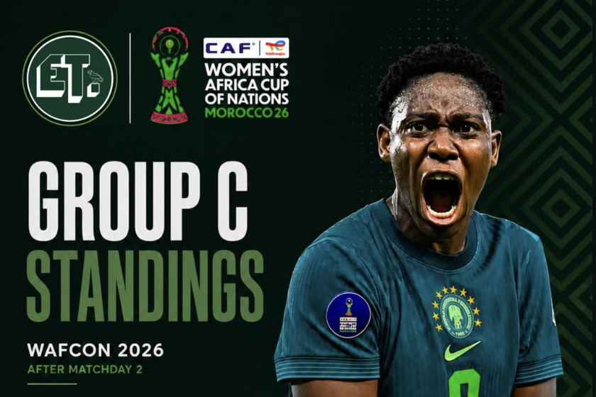 WAFCON Group C Standings After Matchday 2 as Nigeria Super Falcons, Move Up to Second - Photo Credit : Softfootball Media