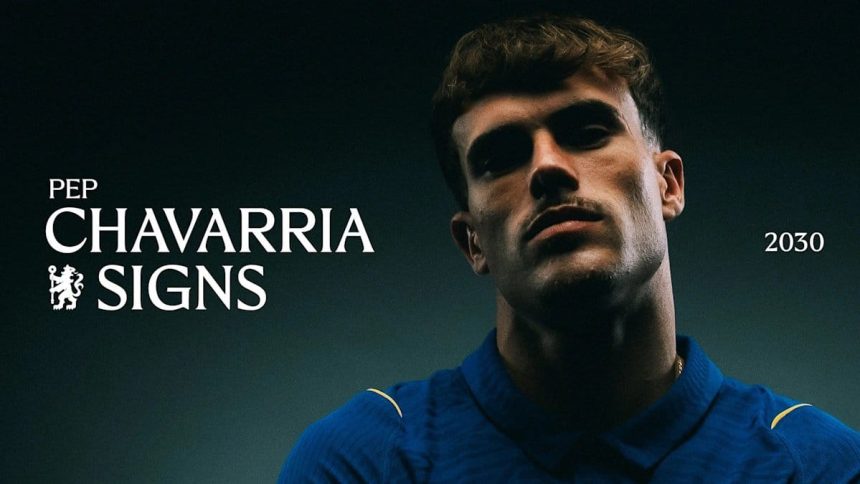 Pep chavarria signs for Chelsea (Photo credit: Chelsea media)