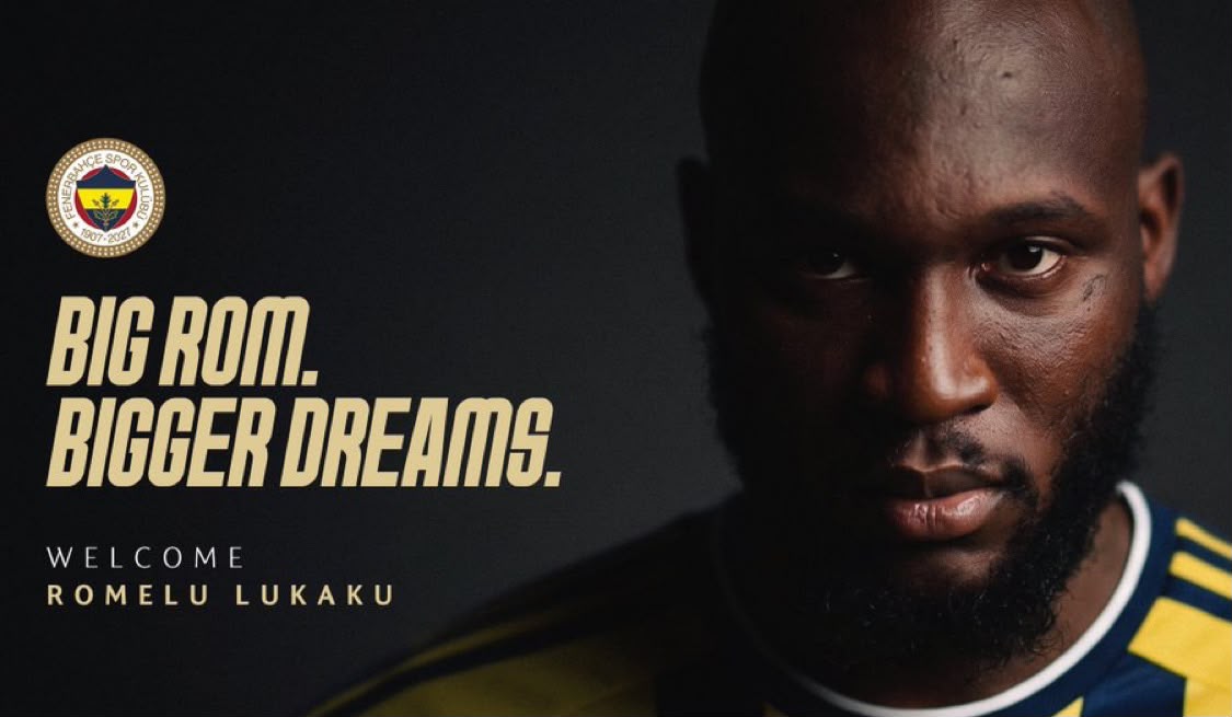 Official: Romelu Lukaku Joins Fenerbahçe From Napoli (Photo credit: Fenerbahçe media)