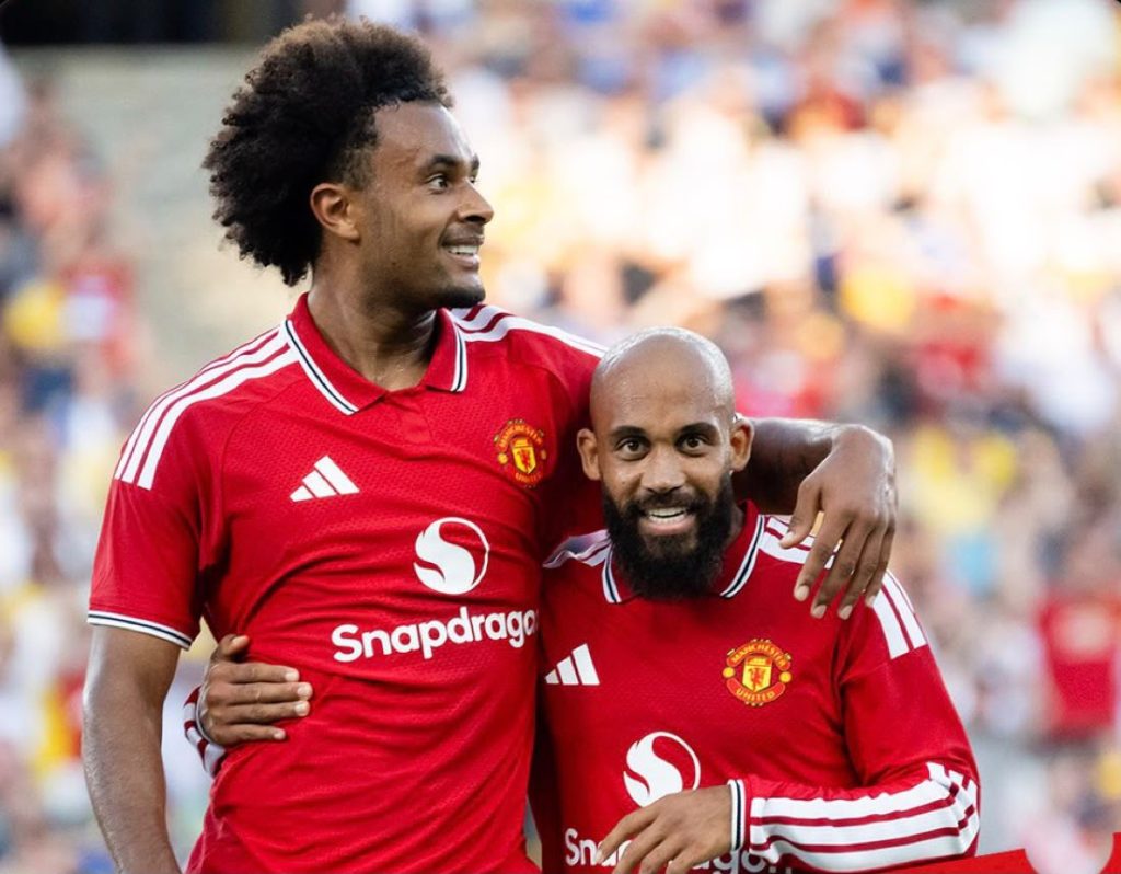 Zirzee and Mbeumo(Photo Credit: Manchester United media)