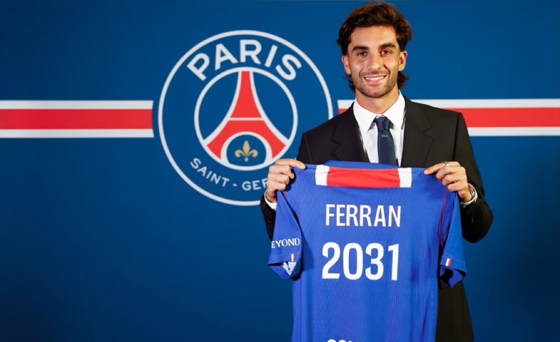 Official: Ferran Torres Joins PSG From Barcelona on Five-Year Deal (photo credit: psg media)