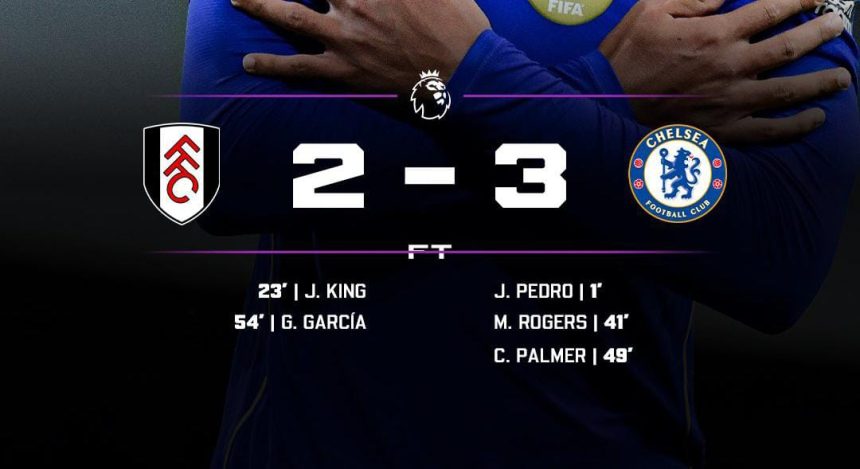 Chelsea beat Fulham 3-2 (Photo credit : softfootball media)