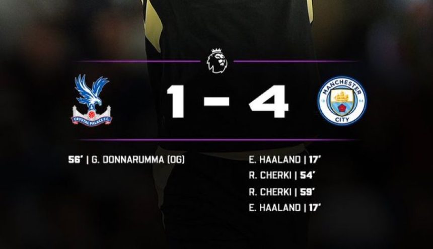 Crystal Palace 1-4 Manchester City (Photo credit: Softfootball media)