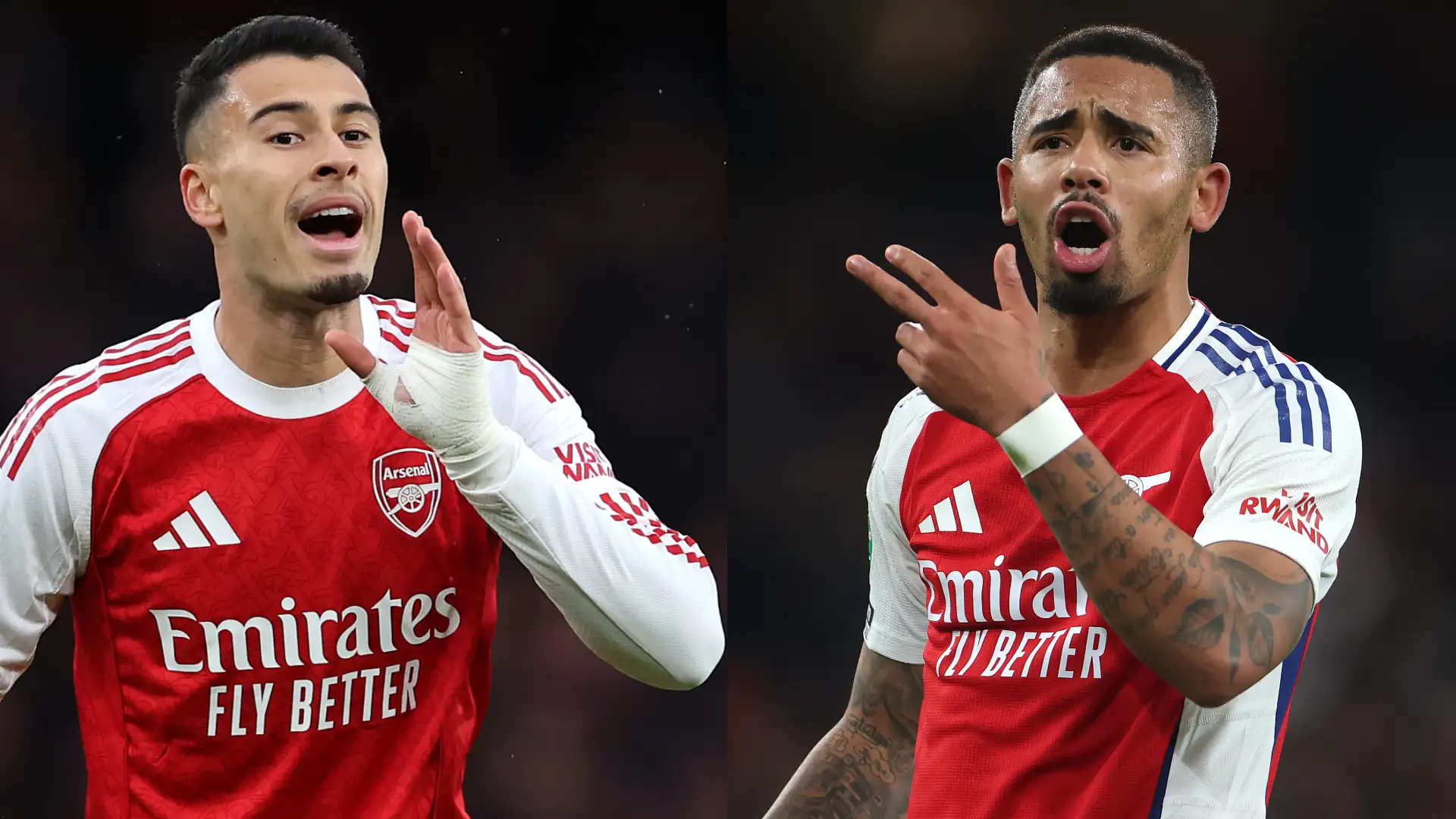 Arsenal Miss Martinelli and Jesus for Community Shield Clash- Photo credit: Goal