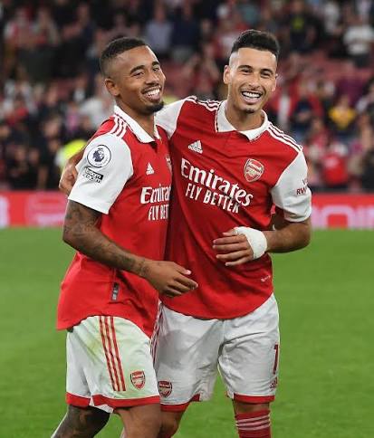 Arsenal Miss Martinelli and Jesus for Community Shield Clash- Photo credit: Instagram media