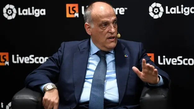 Javier Tebas. (photo credit: bbc media)