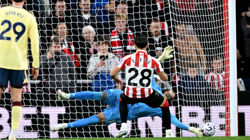 Arsenal Maintain Winning Run With 2-0 Victory Over Sunderland. (photo credit: bbc media)