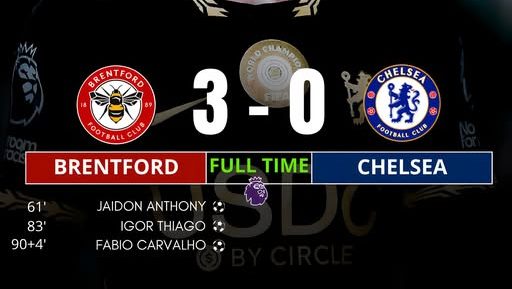 Brentford Humiliate Chelsea 3-0 as Xabi Alonso’s Side Suffer Heavy Defeat (photo credit: bbc media)