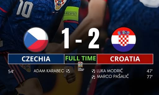 croatia 2-1 czechia. (photo credit: facebook media)