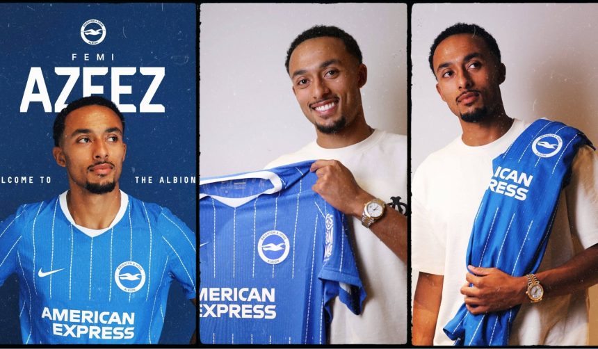 Brighton Complete Deadline‑Day Signing of Femi Azeez from Millwall - Photo Credit : Brighton, X