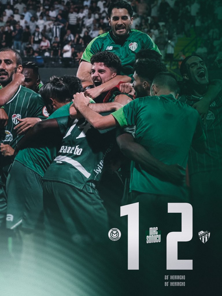 Bursaspor’s 2–1 Win Over Manisa - Photo Credit : Bursaspor, X