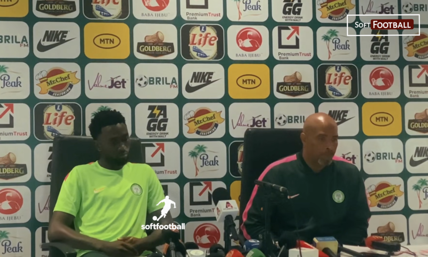 Chelle and Ndidi Address Media as Super Eagles Prepare for AFCON 2027 Opener - Photo Credit : Softfootball Media