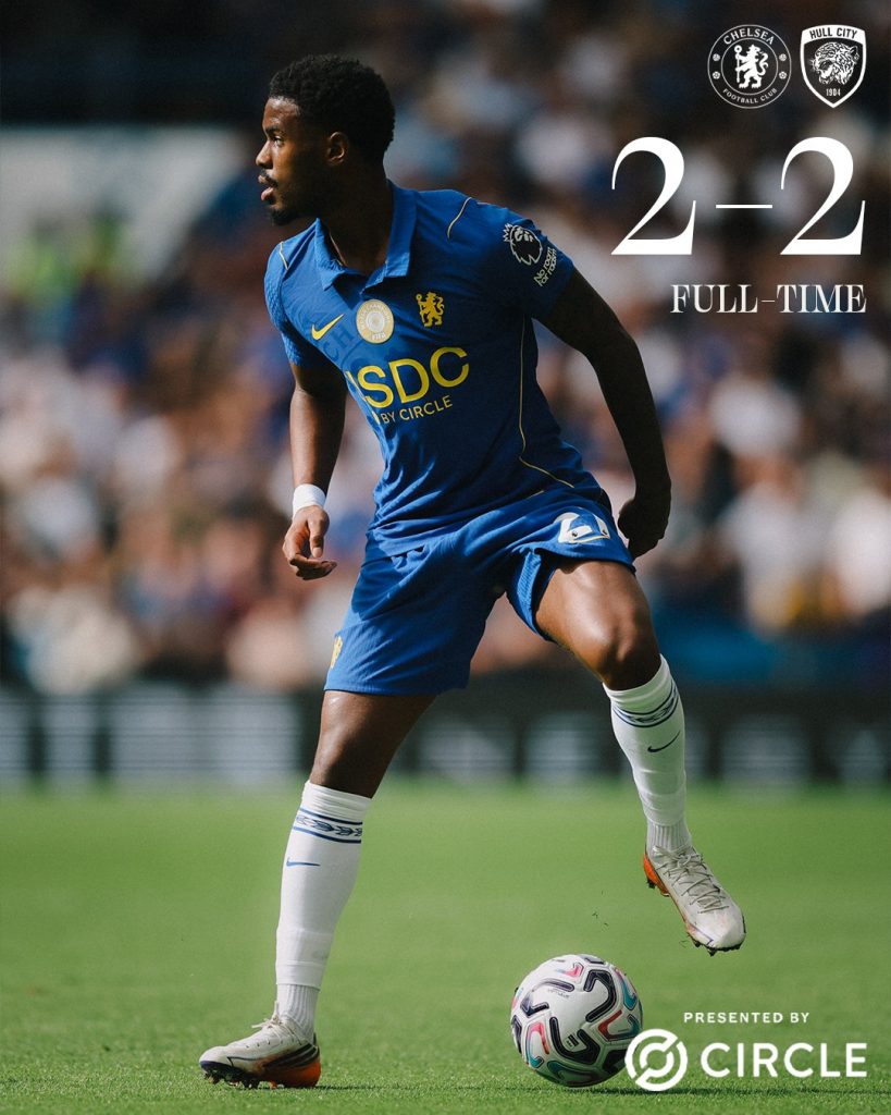 Chelsea Held to Thrilling Draw as Hull City Fight Back for Valuable Point - Photo Credit : Chelsea, X