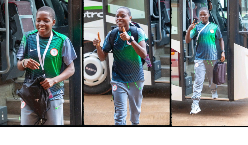 Flamingos Arrive at Lycée Scientifique as Nigeria Name Starting XI for Burkina Faso Clash - Photo Credit : NFF Media